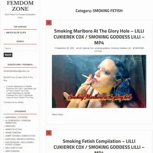 Femdom Zone Smoking 封面