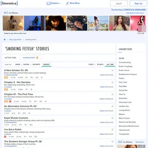 Literotica Smoking 封面