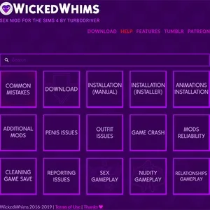 Wicked Whims Mod 封面